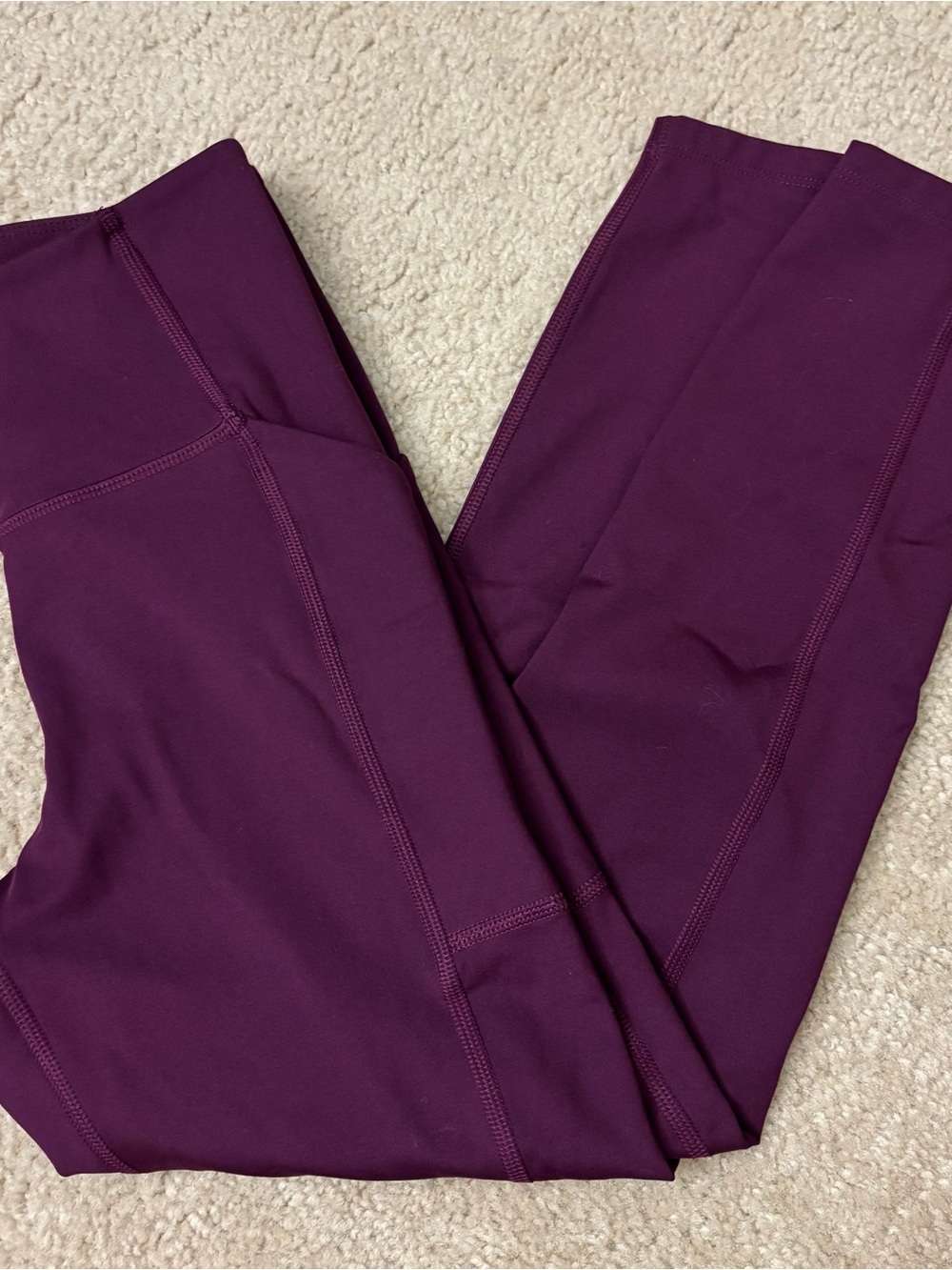 girlfriend collective Plum High-Rise Active Leggings